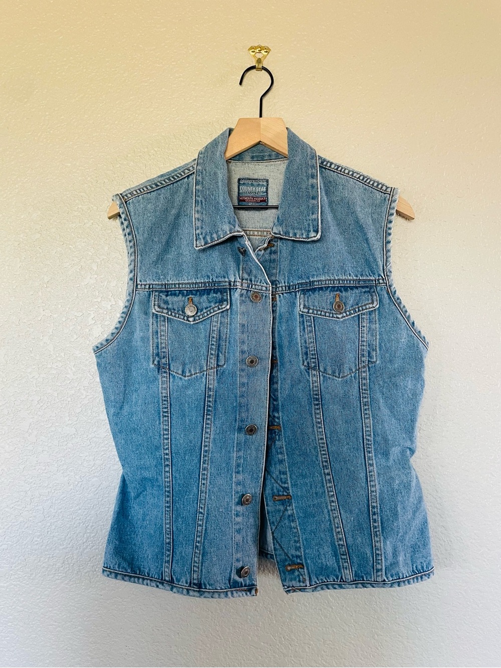 Vintage County Seat Jeanswear Denim Vest